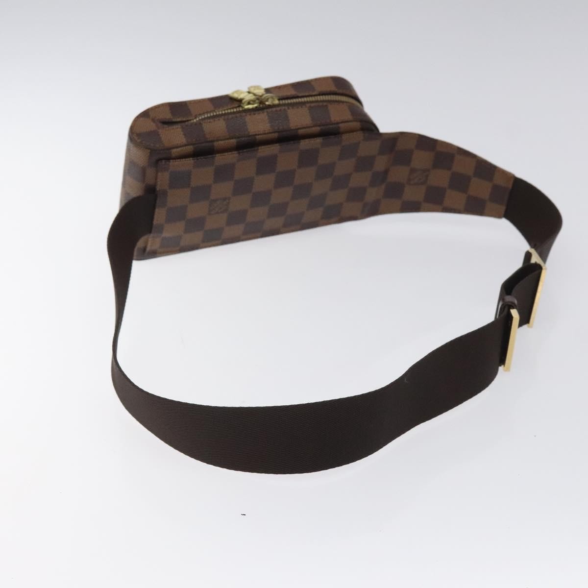 Louis Vuitton Geronimos Waist Bag Damier, BROWN, CANVAS, Shoulder bag