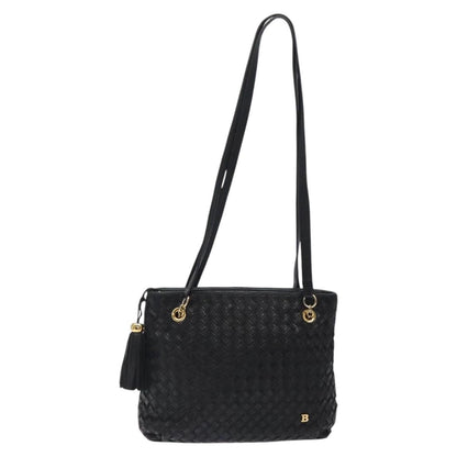Bally Vintage Shoulder Bag Quilted leather, Black, Leather, Shoulder Bag