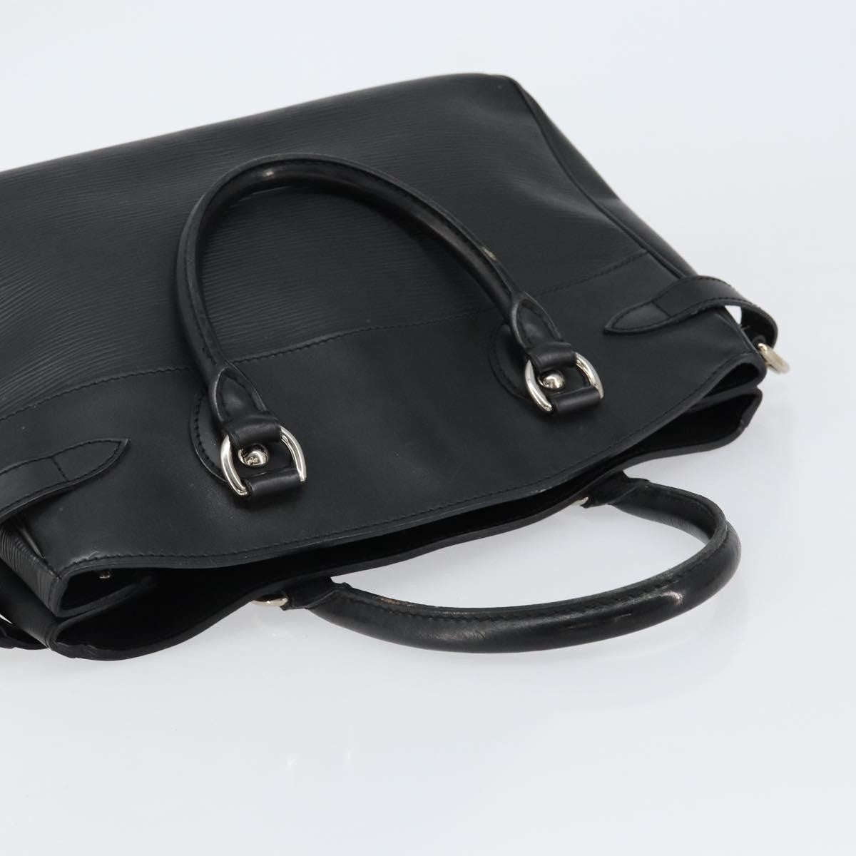Louis Vuitton Passy Tote Epi Leather, BLACK, LEATHER, Handbag