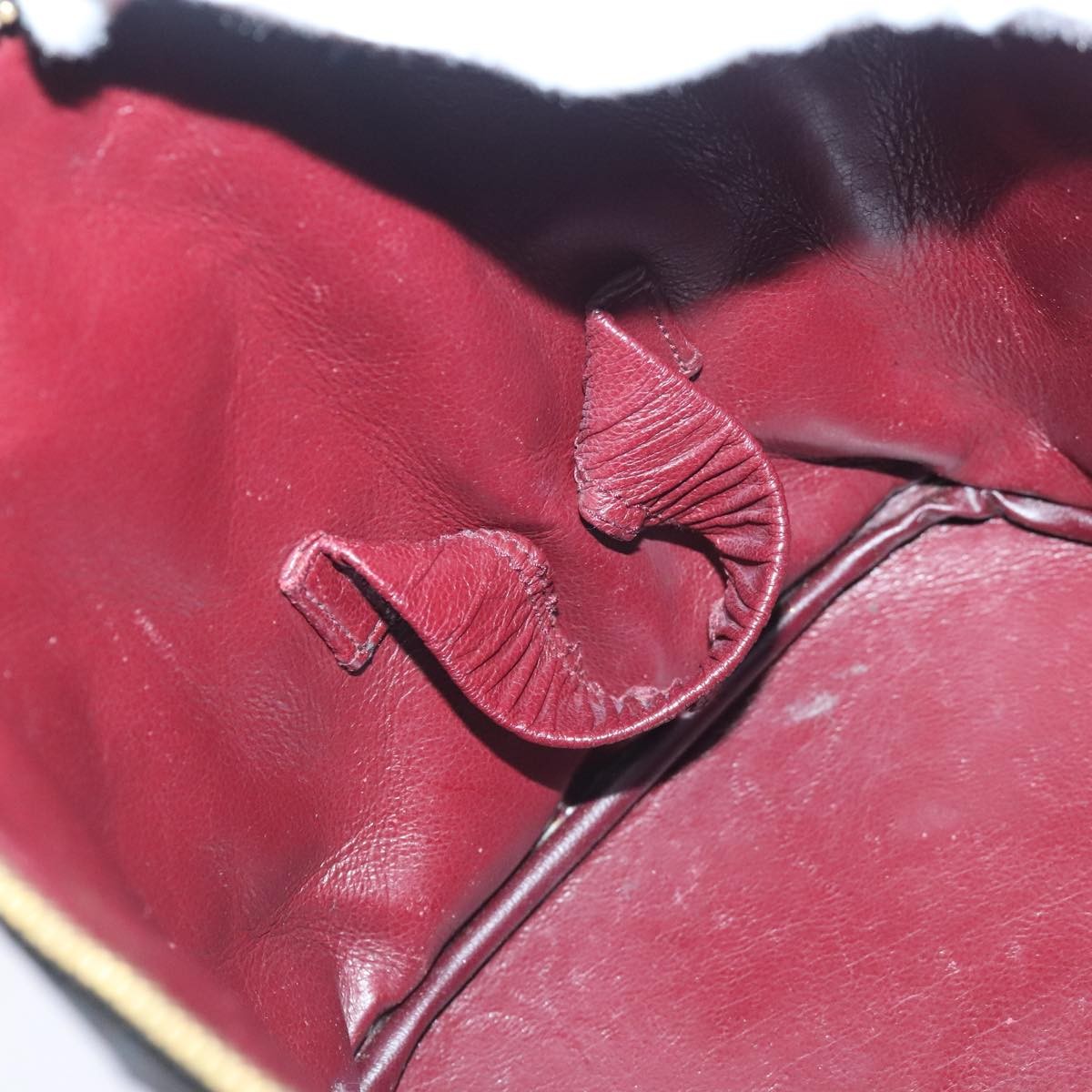 Chanel Vanity pouch Leather, BLACK, LEATHER, Toiletry Case