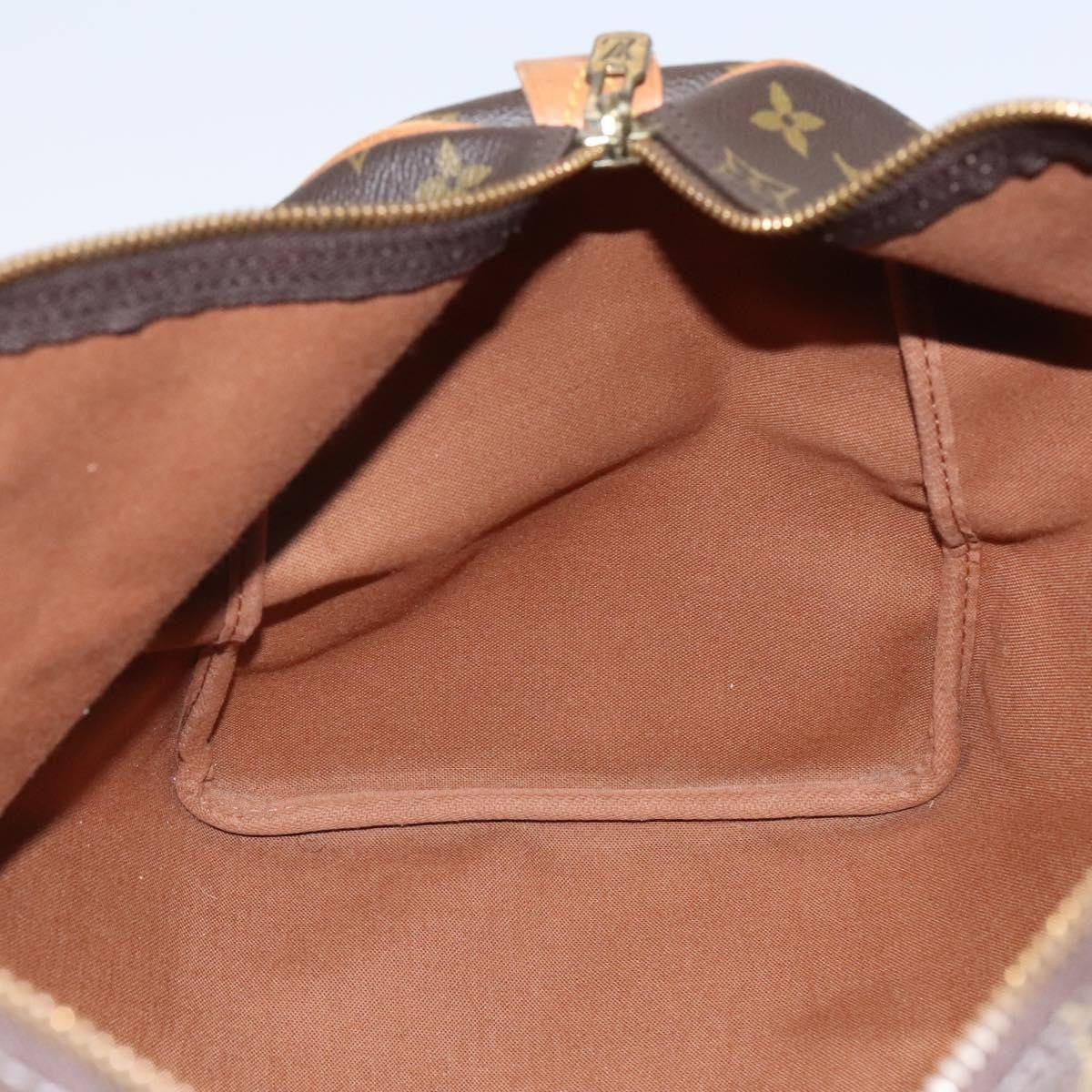 Louis Vuitton Keepall Bag Monogram Canvas, BROWN, CANVAS, Travel bag