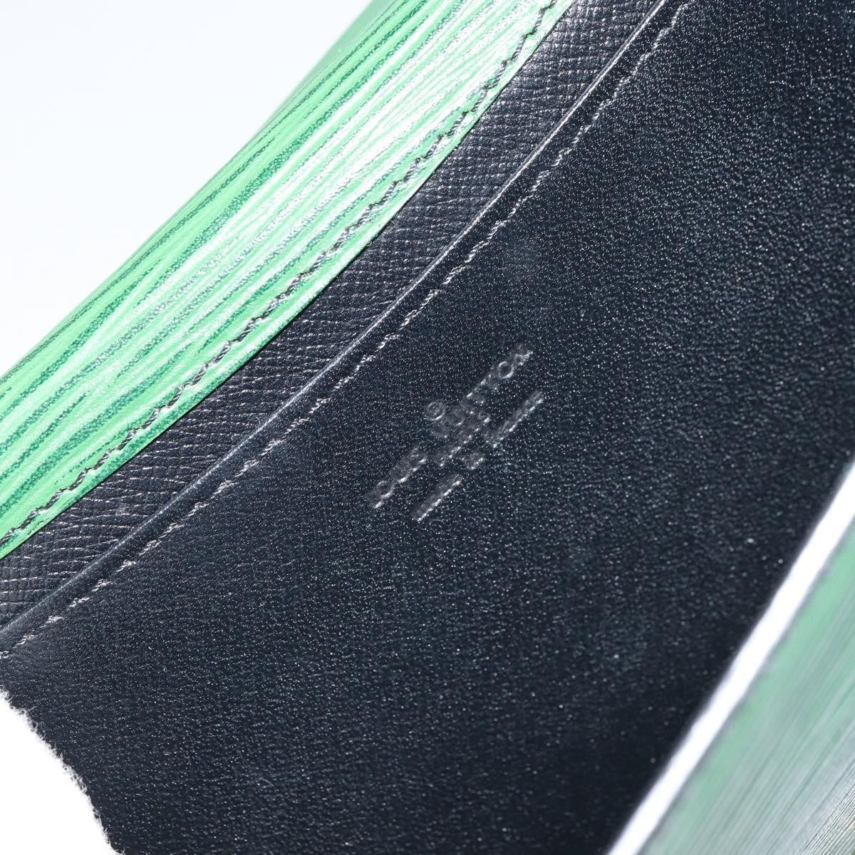 Louis Vuitton Art Deco Clutch Epi Leather, GREEN, LEATHER, Clutche & pouche