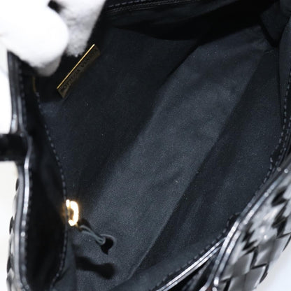 Bottega Veneta Intrecciato Tote Patent leather, BLACK, PATENT_LEATHER, Tote bag