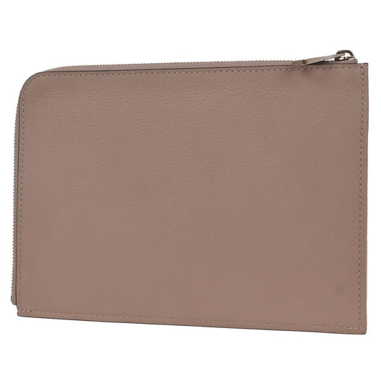 Louis Vuitton Pochette Jour Leather, Gray, Leather, Clutch