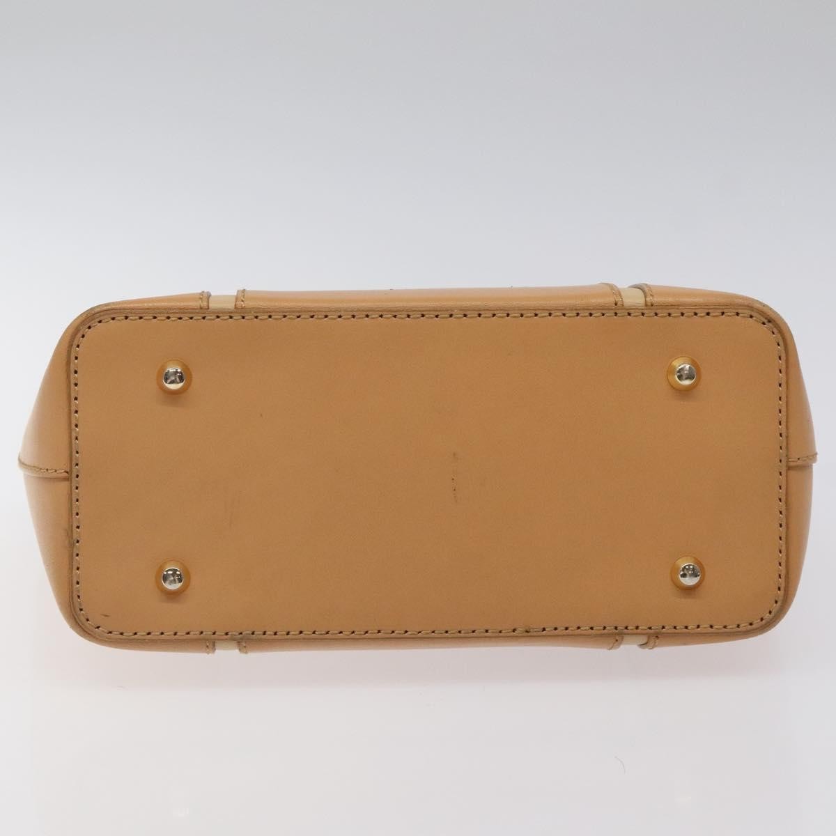 Burberry Vintage Handbag Leather, BEIGE, LEATHER, Handbag