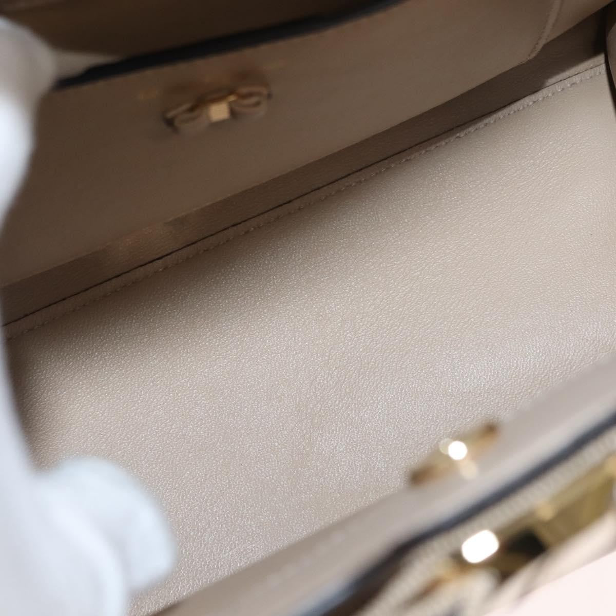 Salvatore Ferragamo Vara Bow Top Handle Convertible Tote Leather, BEIGE, LEATHER, Tote bag