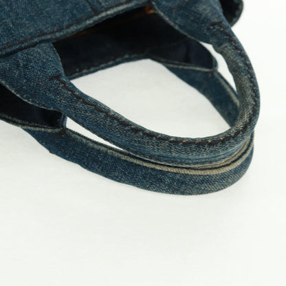 Prada Canapa Tote Denim, BLUE, DENIM_JEANS, Tote bag