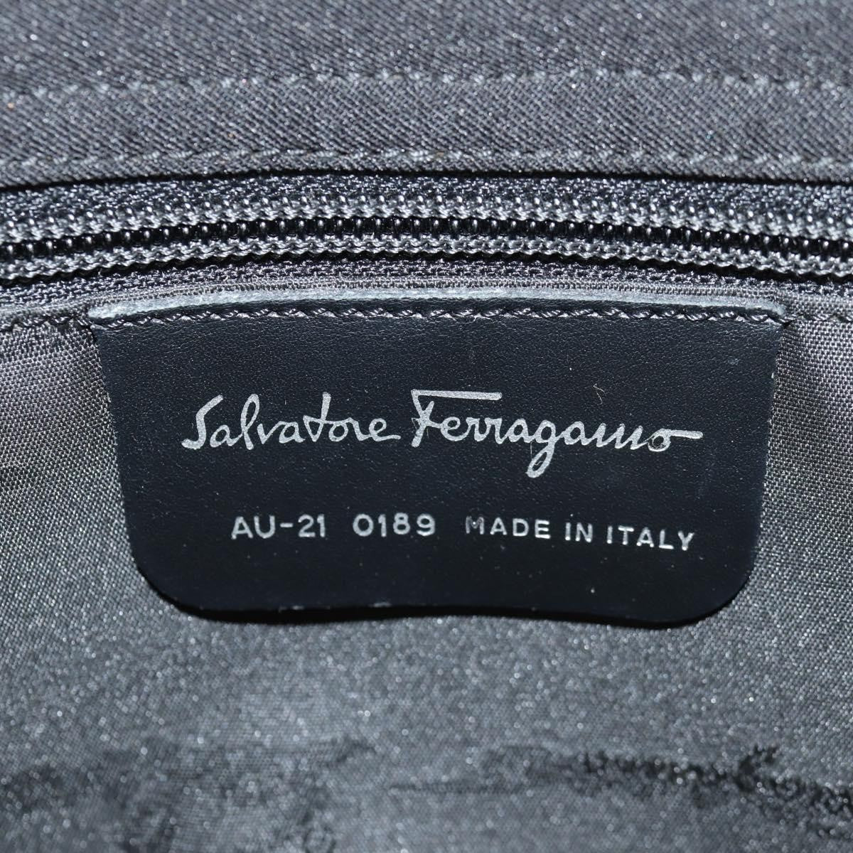 Salvatore Ferragamo Vintage Shoulder Bag Nylon, Black, Nylon, Shoulder Bag