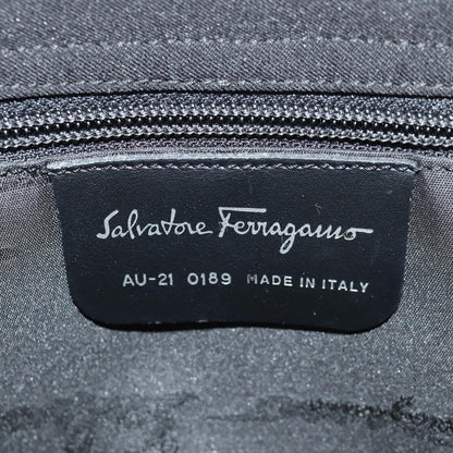 Salvatore Ferragamo Vintage Shoulder Bag Nylon, Black, Nylon, Shoulder Bag