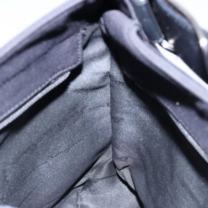 Salvatore Ferragamo Vala Shoulder Bag Canvas, BLACK, CANVAS, Shoulder bag