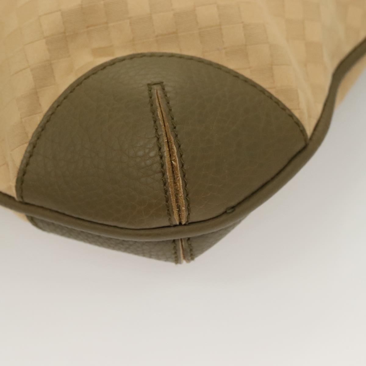 Bottega Veneta Vintage Shoulder Bag Canvas, BEIGE, CANVAS, Shoulder bag