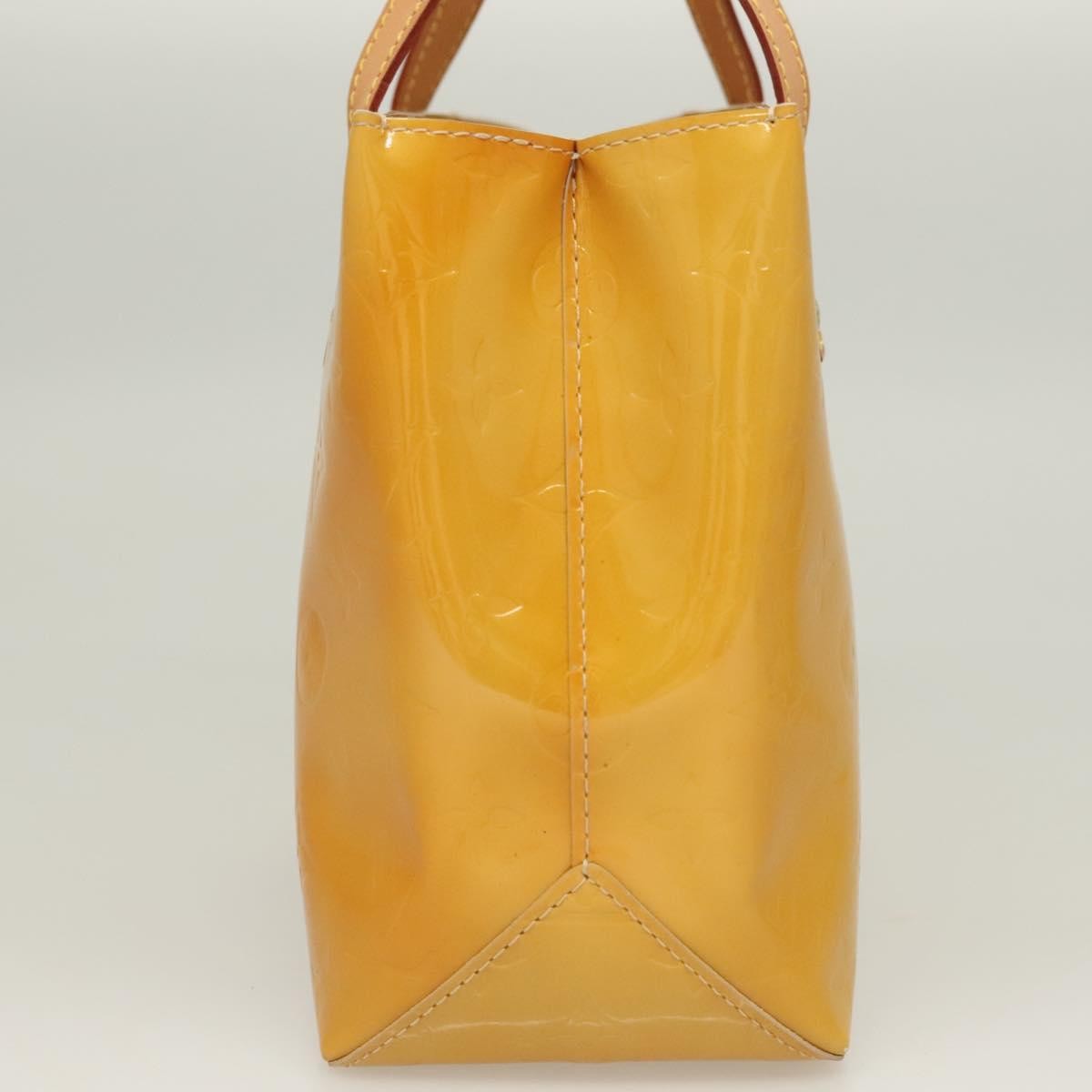 Louis Vuitton Reade Handbag Monogram Vernis, Yellow, Patent Leather, Handbag