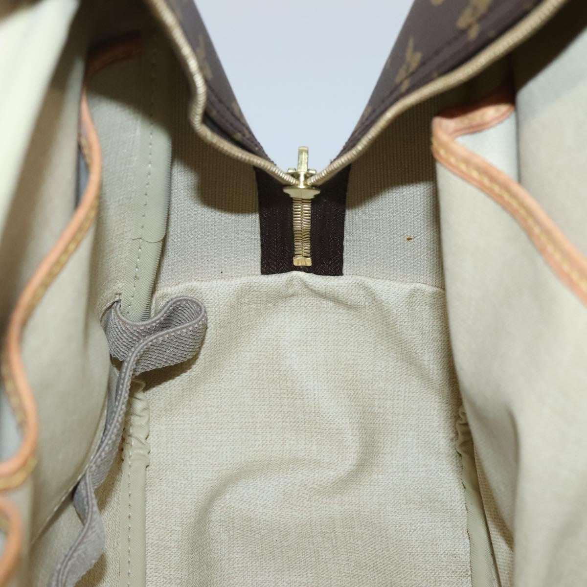 Louis Vuitton Deauville Handbag Monogram Canvas, BROWN, CANVAS, Handbag