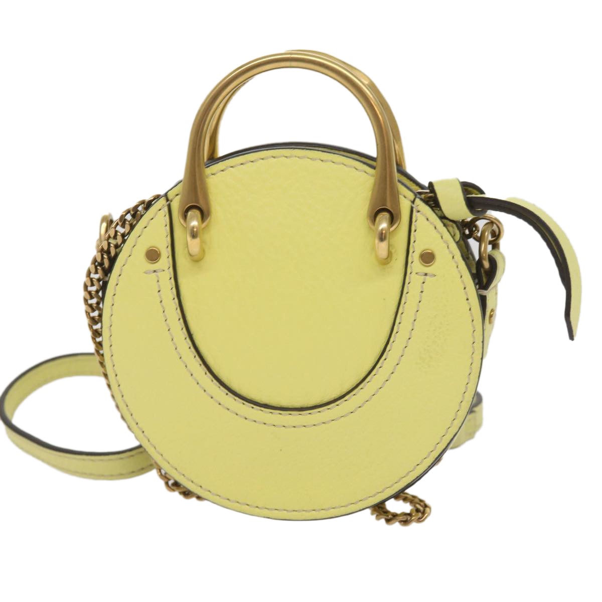 Chloe Pixie Crossbody Bag Leather and Suede, YELLOW, SUEDE, Crossbody bag