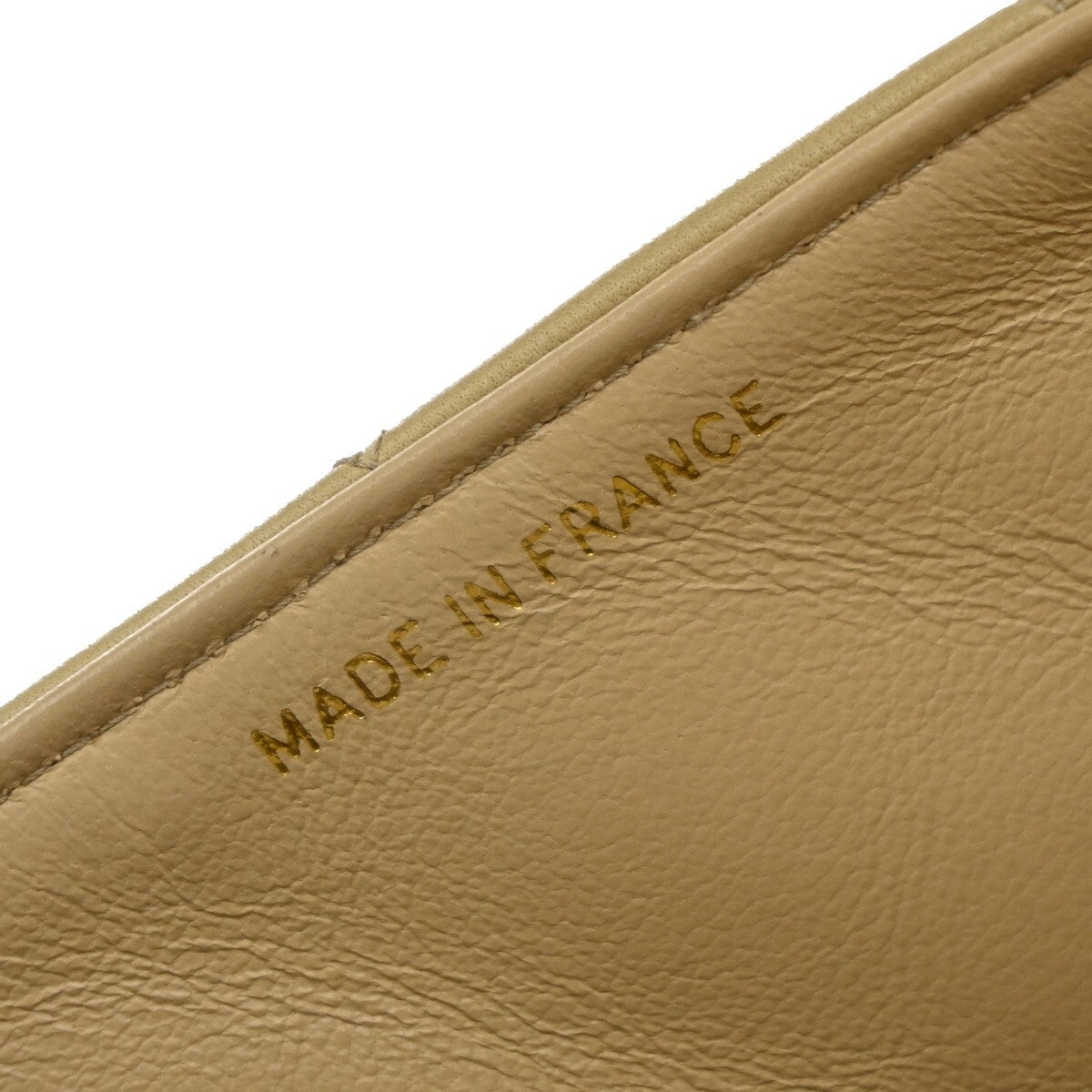 Chanel Vintage Diana Flap Bag Quilted Lambskin, BEIGE, LEATHER, Shoulder bag