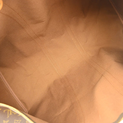 Louis Vuitton Keepall Bandouliere Bag Monogram Canvas, BROWN, CANVAS, Travel bag
