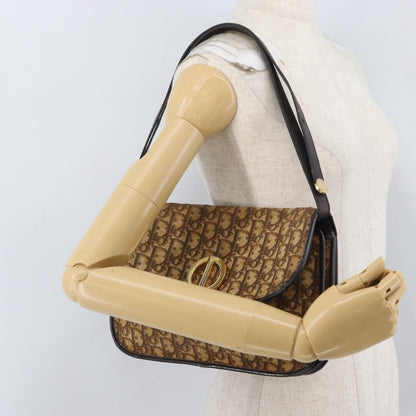 Christian Dior Trotter shoulder bag Canvas, BROWN, CANVAS, Shoulder bag
