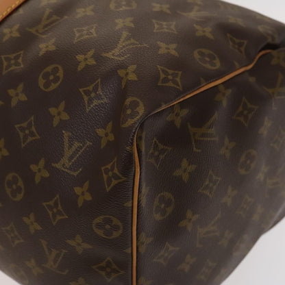 Louis Vuitton Keepall Bag Monogram Canvas, BROWN, CANVAS, Travel bag