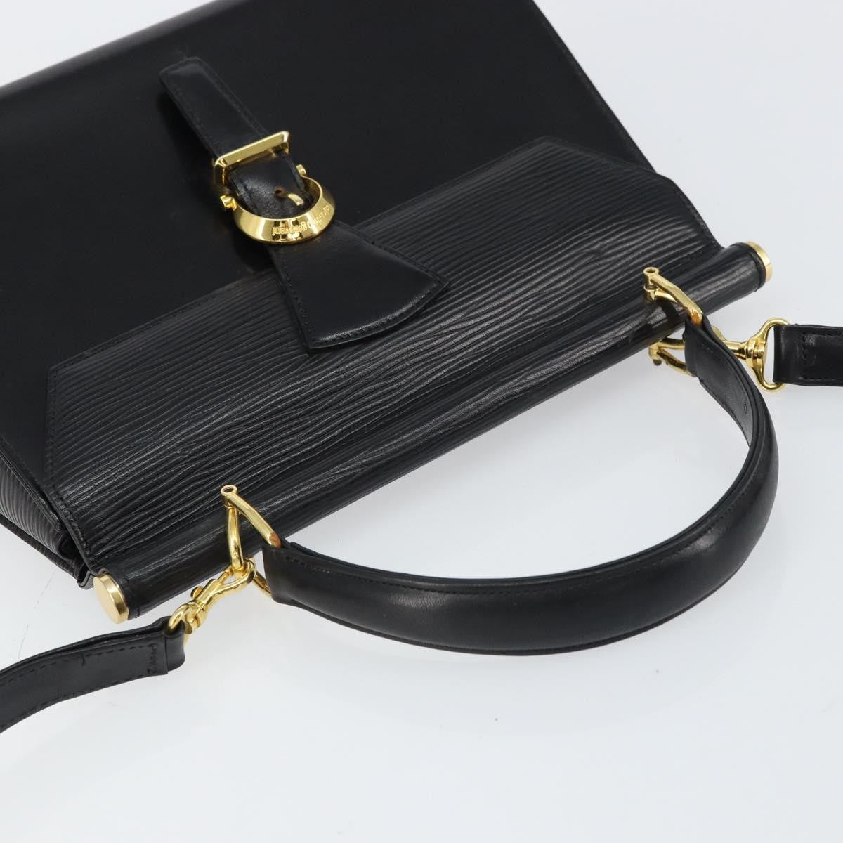 Valentino Garavani Vintage Handbag Leather, BLACK, LEATHER, Handbag