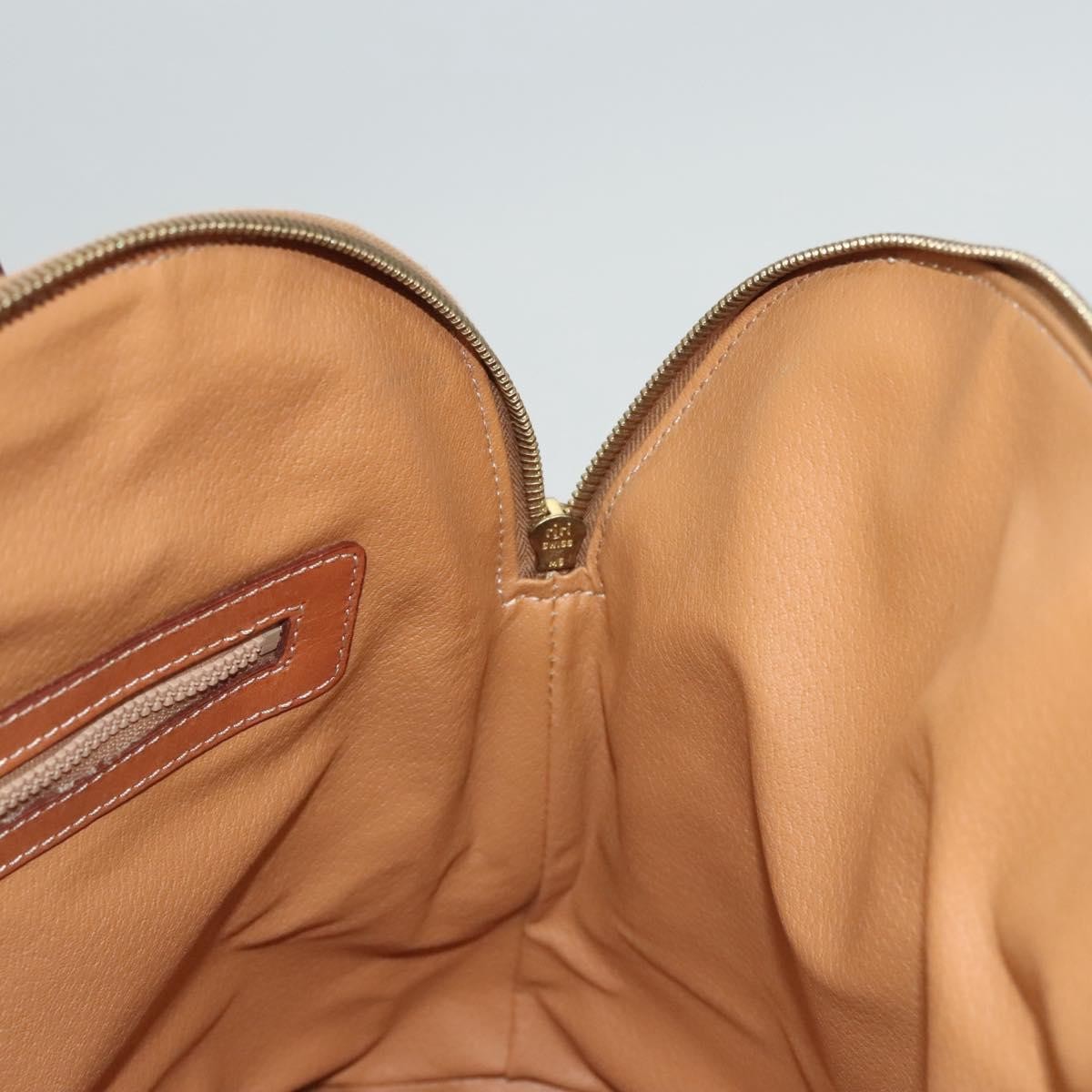 Celine Macadam Handbag Macadam with leather, Brown, Canvas, Handbag