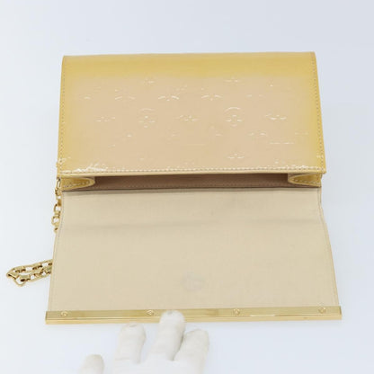 Louis Vuitton Ana Bag Monogram Vernis, YELLOW, PATENT_LEATHER, Clutche & pouche