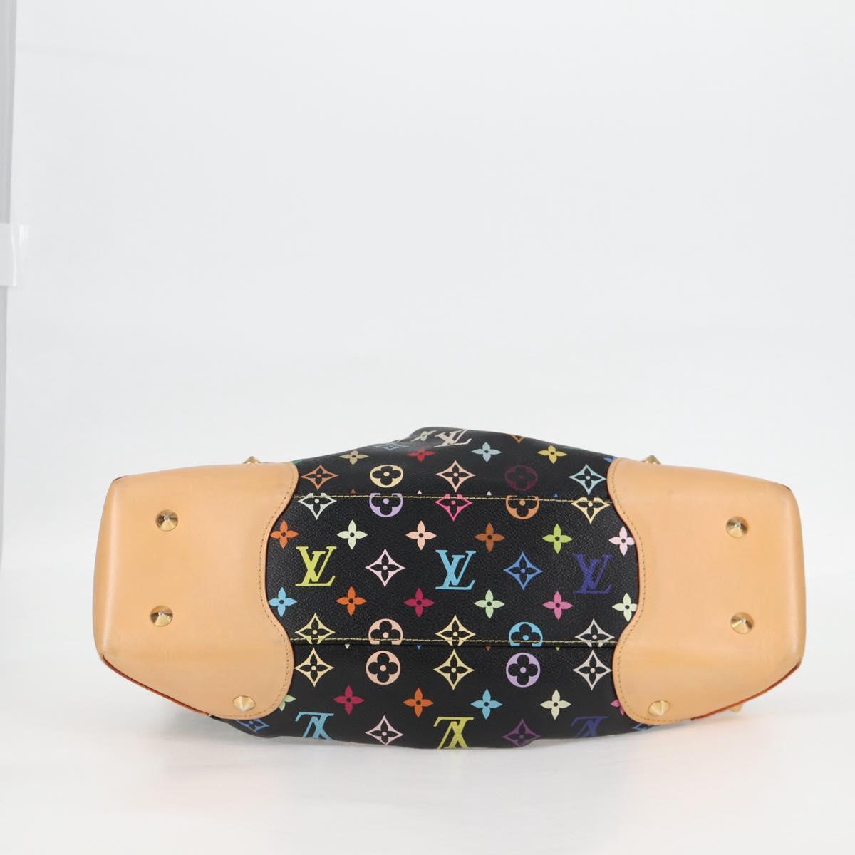 Louis Vuitton Judy Handbag Monogram Multicolor, BLACK, CANVAS, Handbag