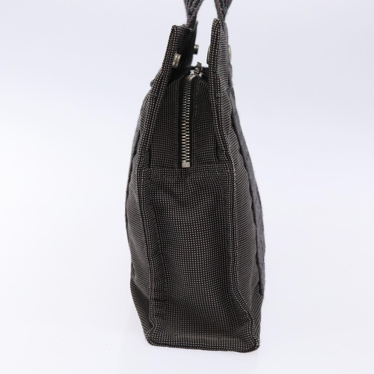 Hermes Fourre Tout Tote Canvas, GRAY, CANVAS, Tote bag