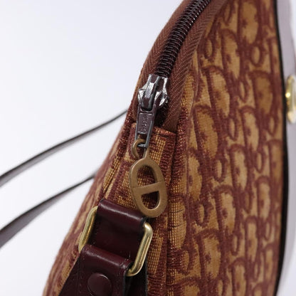 Christian Dior Vintage Trotter Handbag Canvas, RED, CANVAS, Handbag