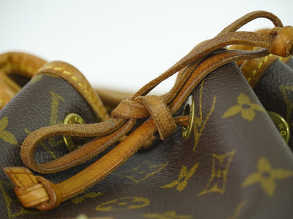 Louis Vuitton Vintage Montsouris Backpack Monogram Canvas, BROWN, CANVAS, Backpack