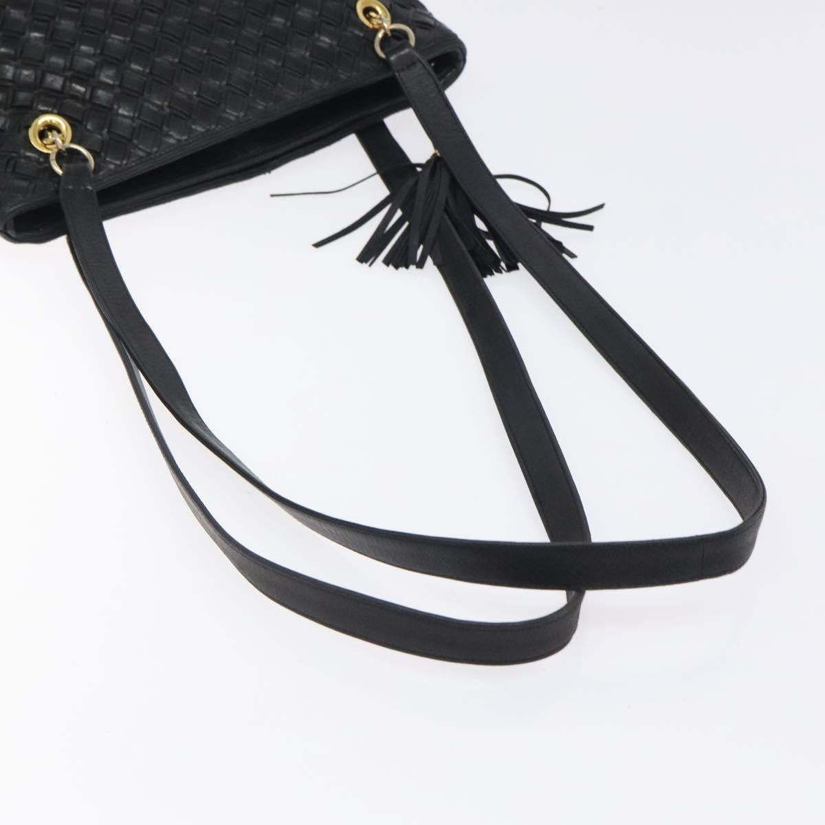 Bally Vintage Shoulder Bag Quilted leather, Black, Leather, Shoulder Bag