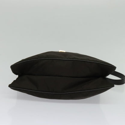 Prada Vintage Flap Messenger Bag Tessuto, Khaki, Nylon, Shoulder Bag