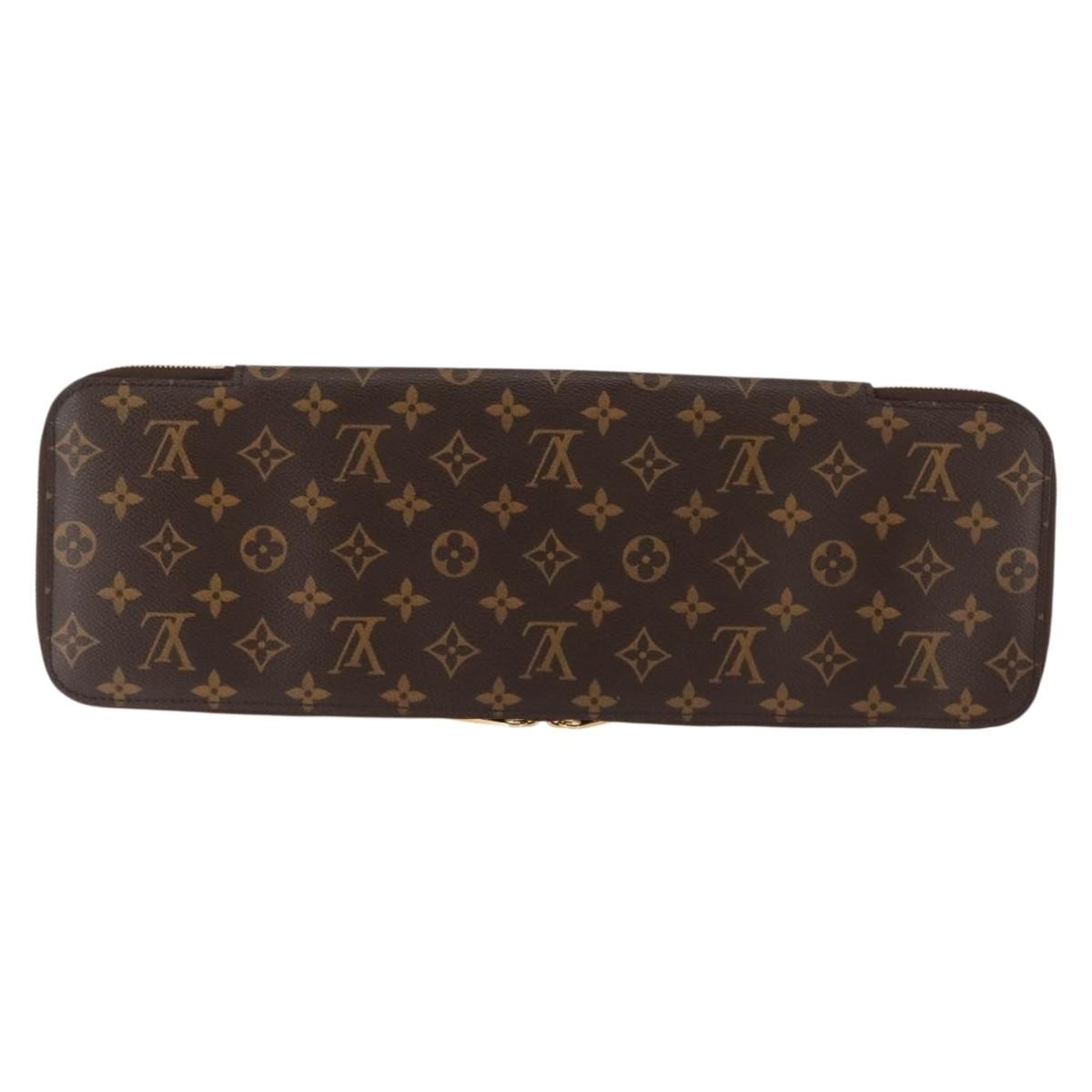 Louis Vuitton 5 Tie Case Monogram Canvas, BROWN, CANVAS, Clutche & pouche