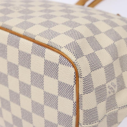 Louis Vuitton Saleya Handbag Damier, WHITE, CANVAS, Tote bag