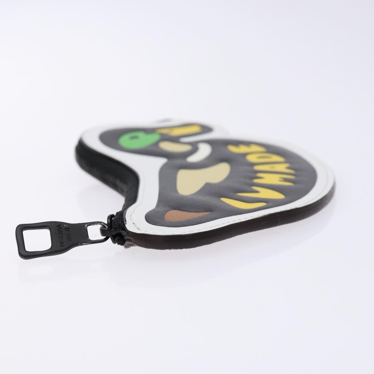 Louis Vuitton Nigo Duck Coin Holder Printed Leather and Limited Edition Giant Damier, BLACK, CANVAS, Wallets