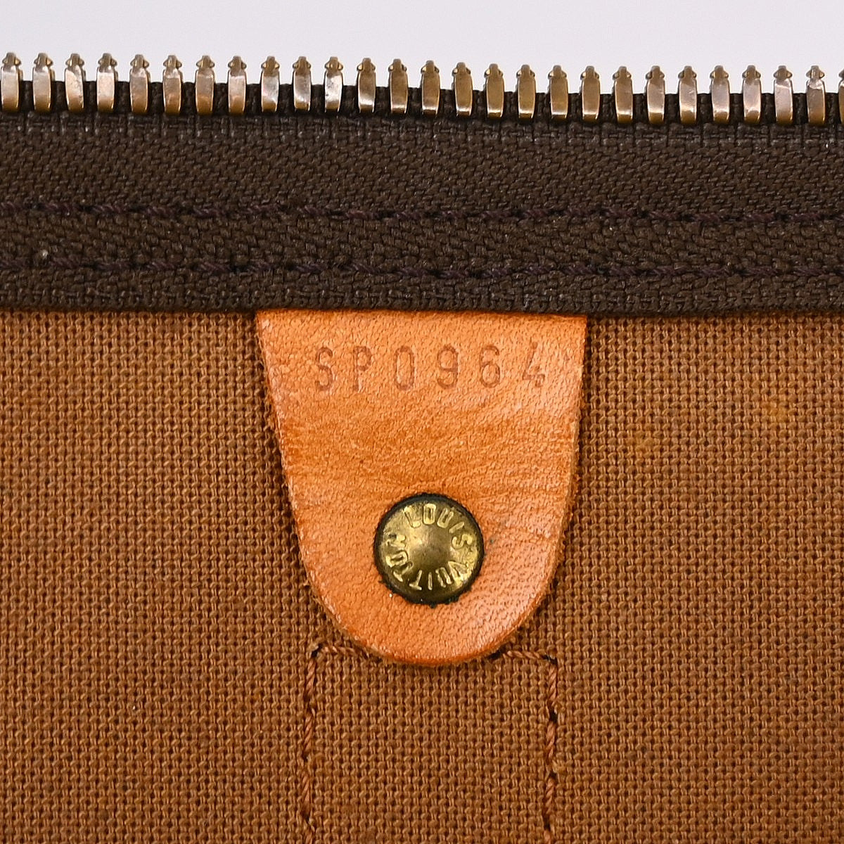 Louis Vuitton Keepall Bag Monogram Canvas, BROWN, CANVAS, Travel bag
