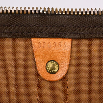 Louis Vuitton Keepall Bag Monogram Canvas, BROWN, CANVAS, Travel bag