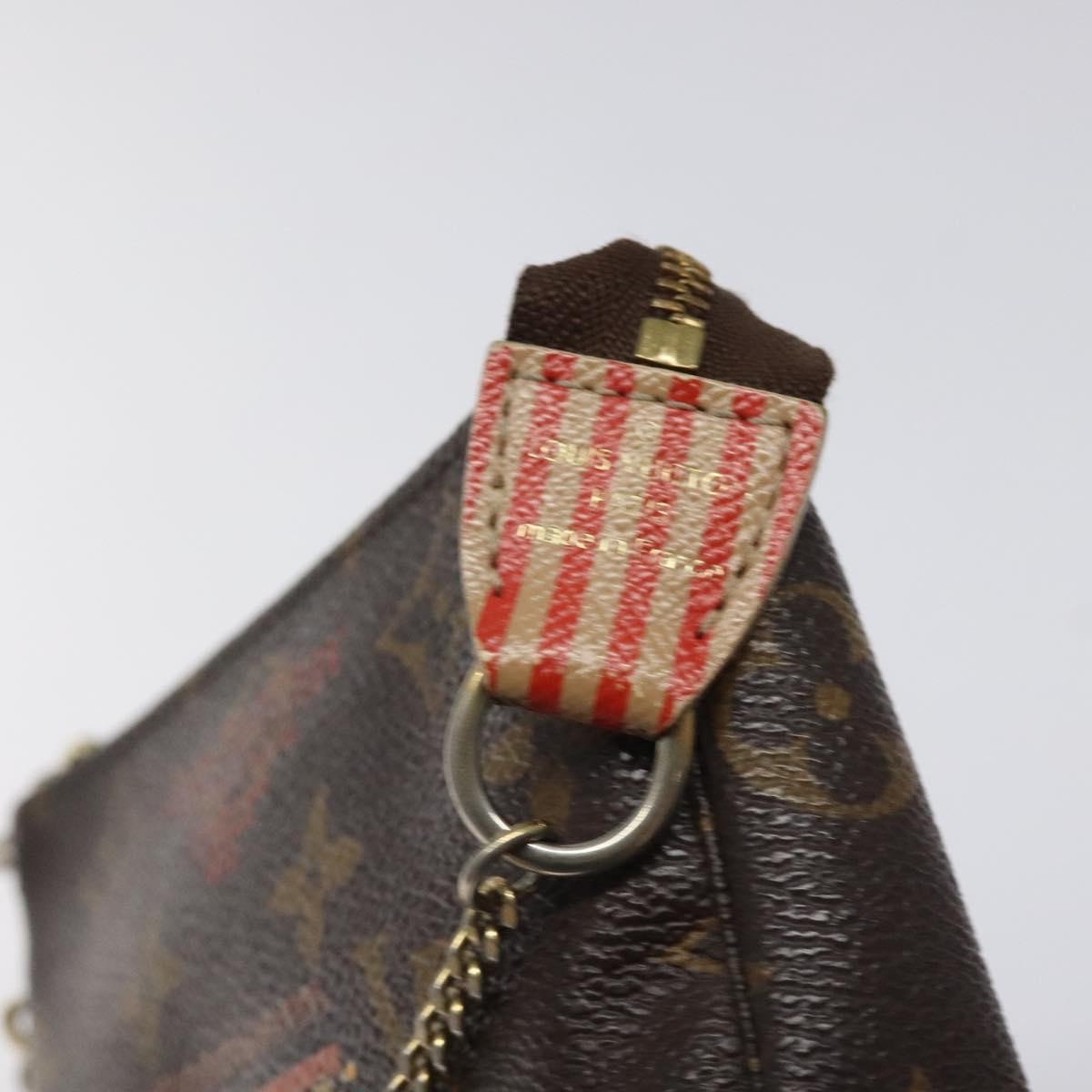 Louis Vuitton Pochette Accessoires Limited Edition Monogram Trunk, BROWN, CANVAS, Clutche & pouche