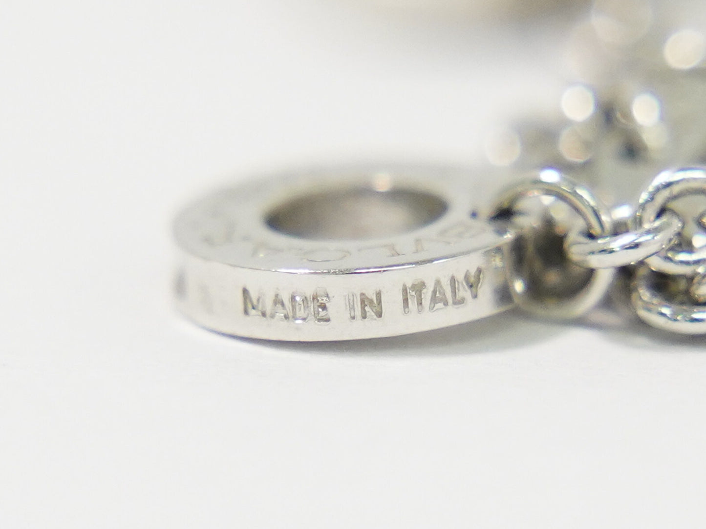 Bvlgari Parentesi Pendant Necklace 18K White Gold, SILVER, WHITE_GOLD, Necklace