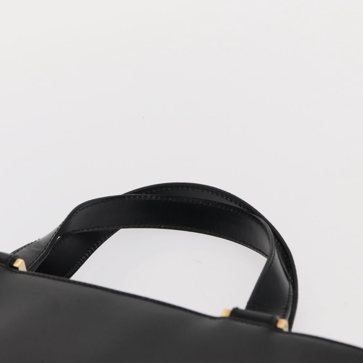 Gucci Vintage Handbag Leather, BLACK, LEATHER, Handbag
