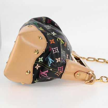 Louis Vuitton Judy Handbag Monogram Multicolor, BLACK, CANVAS, Handbag