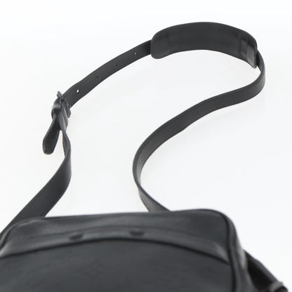 Louis Vuitton Danube Handbag Monogram Shadow Leather, BLACK, LEATHER, Shoulder bag