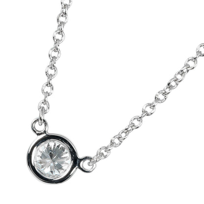 Tiffany & Co. Elsa Peretti Diamonds By The Yard Platinum with Diamond, SILVER, PLATINUM, Necklace