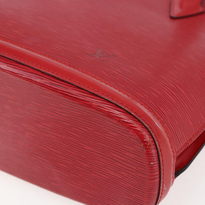 Louis Vuitton Lussac Handbag Epi Leather, RED, LEATHER, Shoulder bag