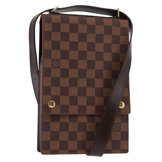 Louis Vuitton Portobello Messenger Damier, BROWN, CANVAS, Shoulder bag
