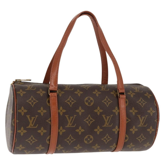 Louis Vuitton Papillon Handbag Monogram Canvas, BROWN, CANVAS, Handbag