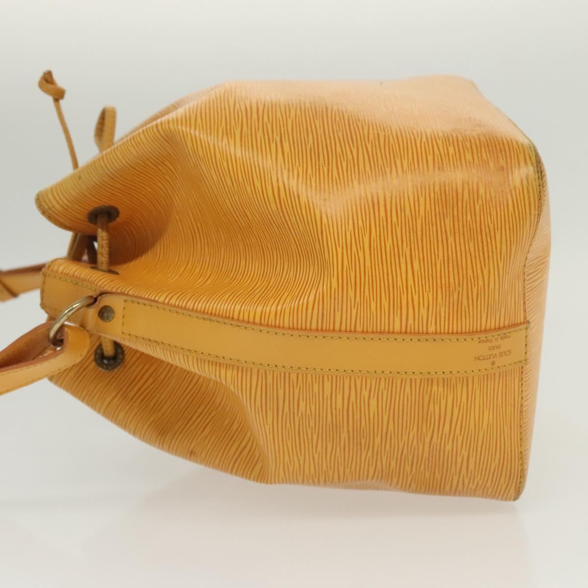 Louis Vuitton Petit Noe Handbag Epi Leather, YELLOW, LEATHER, Handbag