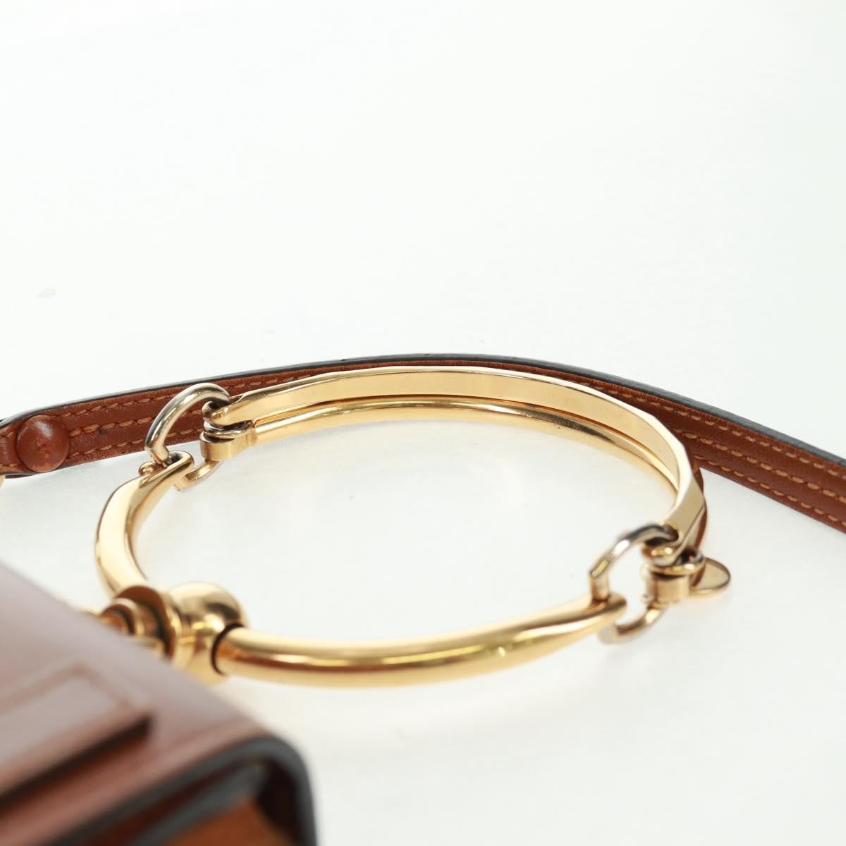 Chloe Nile Crossbody Bag Leather, BROWN, LEATHER, Handbag
