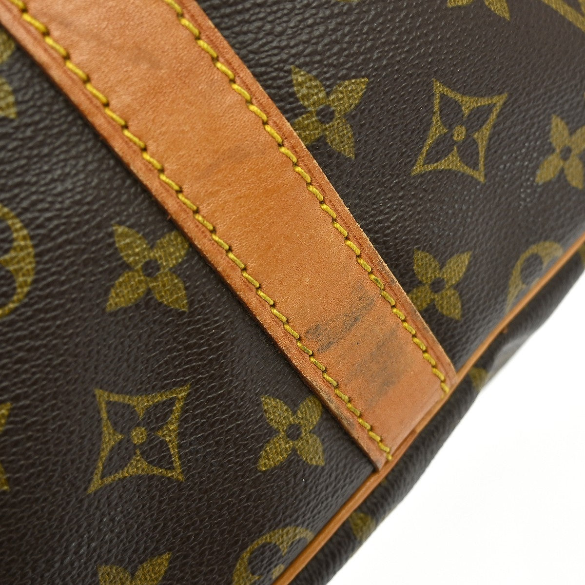 Louis Vuitton Keepall Bandouliere Bag Monogram Canvas, BROWN, CANVAS, Travel bag