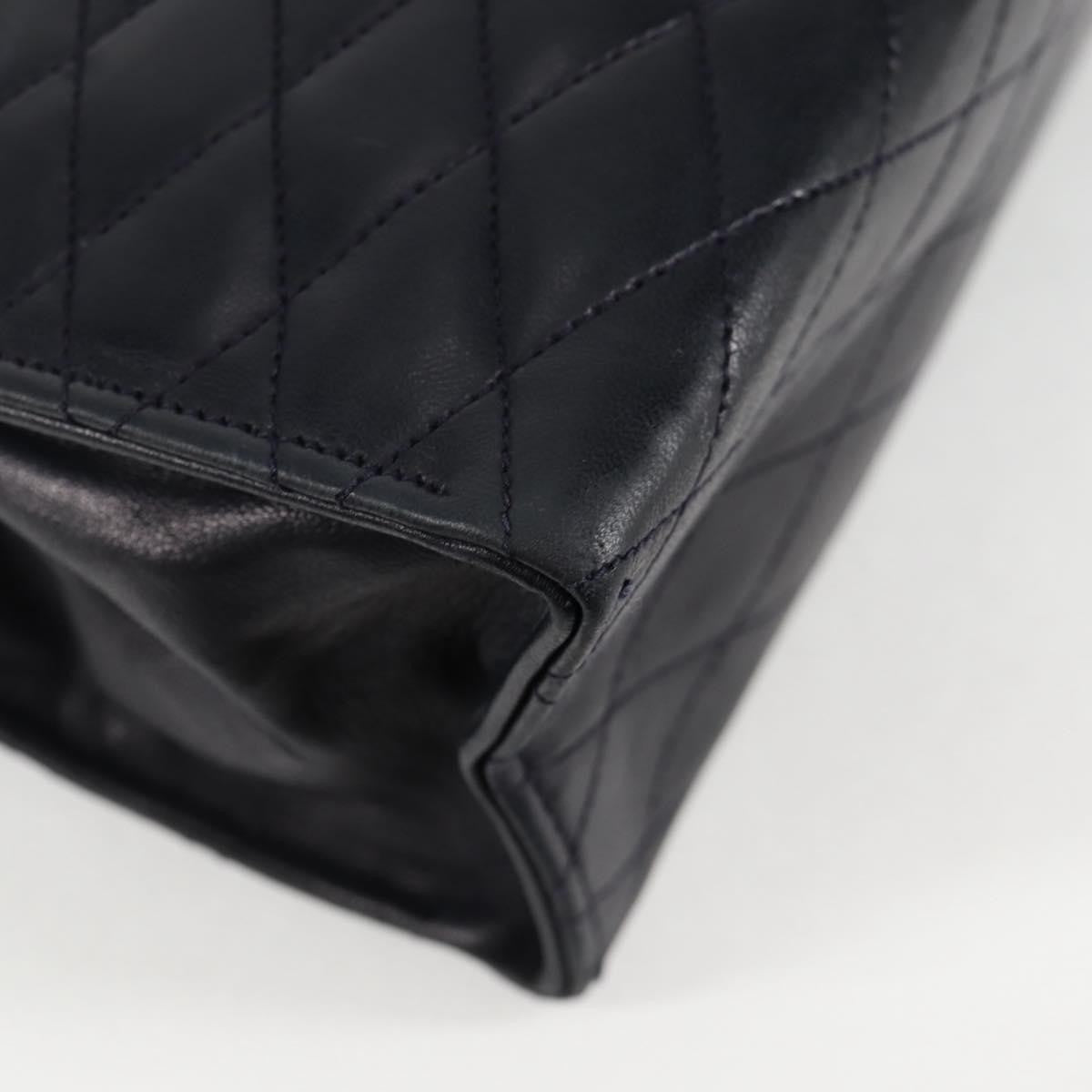Chanel Vintage Envelope Flap Shoulder Bag Quilted Lambskin, BLACK, LACE, Shoulder bag