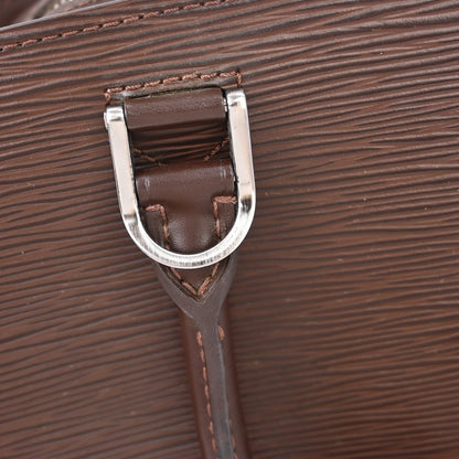 Louis Vuitton Pont Neuf Handbag Epi Leather, BROWN, LEATHER, Handbag